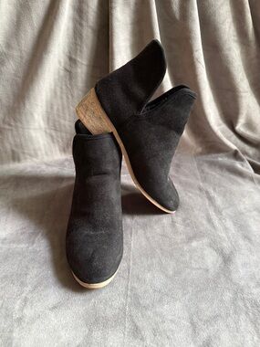 Black Suede Women's Ankle Booties